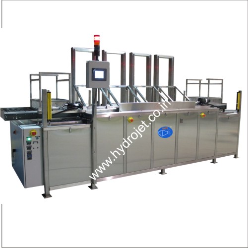 Multistage Ultrasonic Cleaning System